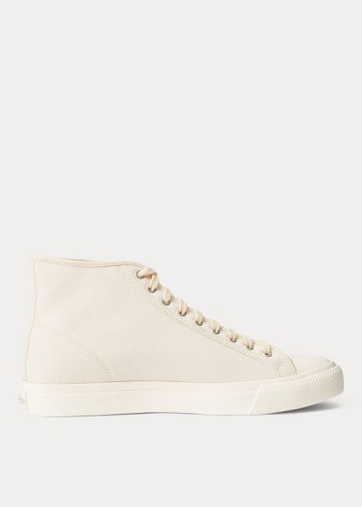 Zapatillas Ralph Lauren Hombre Beige - Mayport Canvas - WZVOJ4270